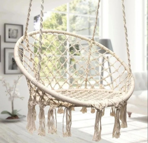 Imagen 1 de 10 de Hamaca Sillon Columpio Macrame