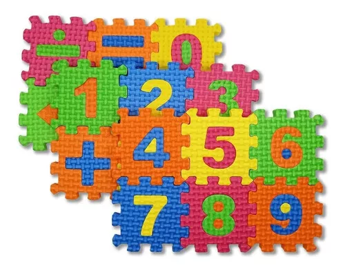 Puzzle Alfombra EVA 18 piezas de números