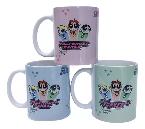 Las Supernenas The Powerpuff Girls Taza de Ceramica Blanca 325ml Mug :  : Hogar y cocina