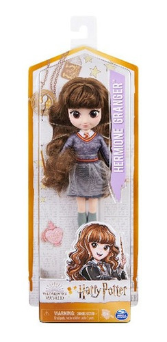 Imagen 2 de 2 de Harry Potter Hermione Muñeca 20cm Wizarding World 6061835