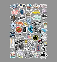 Comprar Stickers Skate Surf Patineta Vinilos Calcos Termos Compu X46