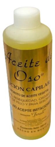 Locion Capilar Aceite De Oso 250 Ml Son 4 Piezas