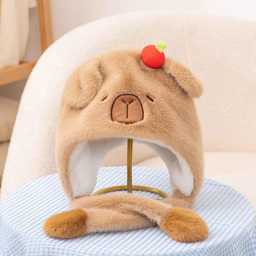 Gorro De Animal Con Orejas Gorro Cálido De Dibujos Animados