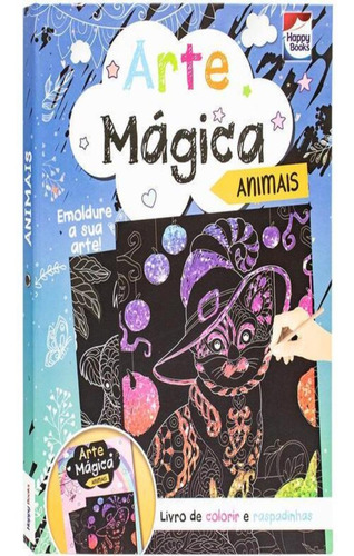 Arte Magica - Animais, de Brijbasi Art Press. Editora Happy Books, capa dura, edição 1 em português, 2023