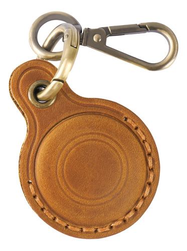 Genuine Leather Airtag Holder For Apple Airtag Keychain Hol1