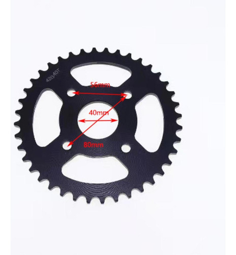 Sprocket De Cadena De Motocicleta Engranaje De Cadena De Atv