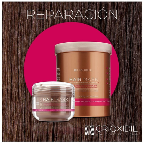 Mascarilla Reparadora Crioxidil Cabellos Maltratados 1000ml