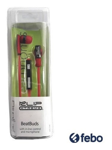 Auriculares Manos Libres Klip Xtreme Beatbuds iPhone Celular