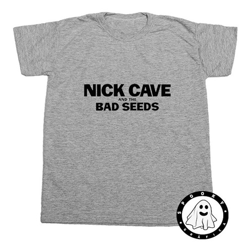Remera Nick Cave And The Bad Seeds Logos Algodón Premium