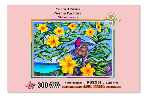Rompecabezas Wuundentoy Gold Edition Nido En El Paraiso 300 Pzas