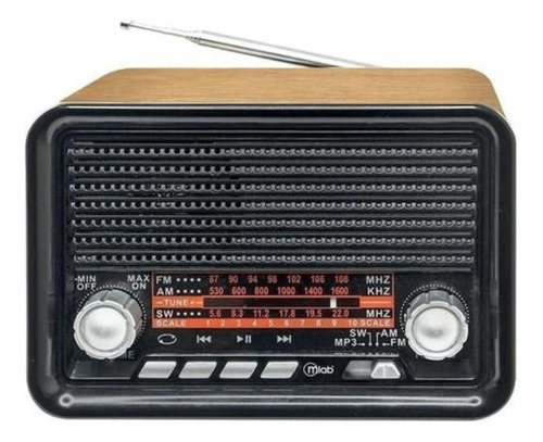 Radio Vintage Retro Cmik Bluetooth Usb Mp3 Tf