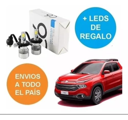 Kit Lámparas Auxiliar Cree Led Fiat Toro