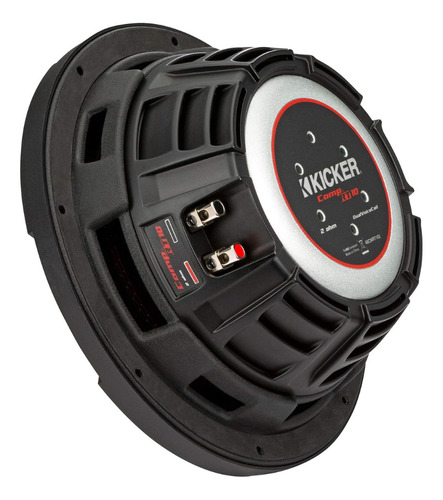 Subwoofer Plano Kicker 10 PuLG. 800w Comprt 2 Ohms 48cwrt102