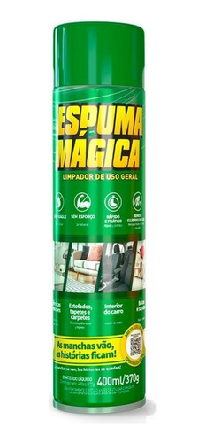 Espuma Magica Spray Limpa Seco 400ml Proauto