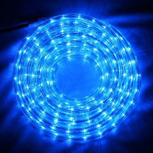 Manguera Led X 10 Metros Fija 32 Led Por Metro Color Azul