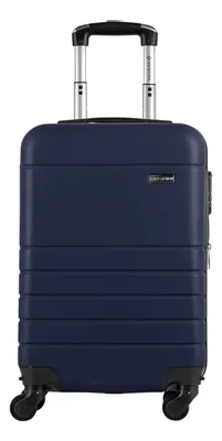 Mala Bordo Abs Sestini 360 Essencial 2 Com Roda Removível Azul-marinho