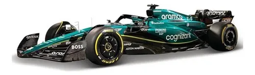 Miniatura F1 Aston Martin Amr23 2023 1:43 Burago Color Verde