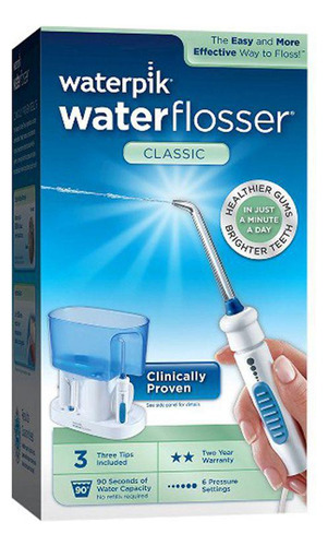 Irrigador Oral Waterpik Wp70b - Elétrico, 6 Níveis, 3 Bicos