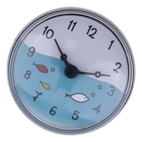 T Reloj De Pared Con Ventosa Resistente Al Agua Verde5
