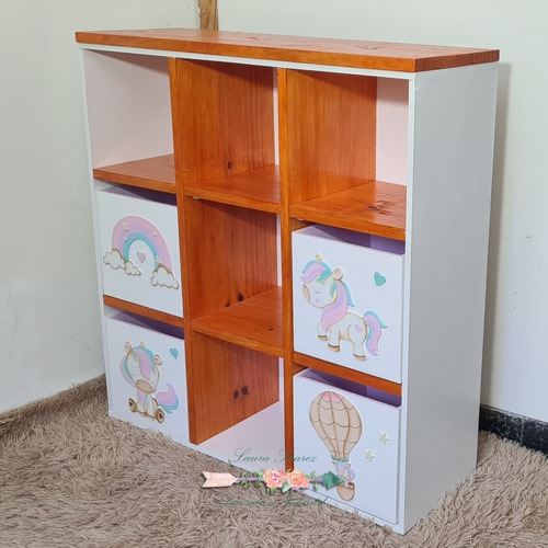 Cómoda En Madera Dormitorios Infantiles Organizador 