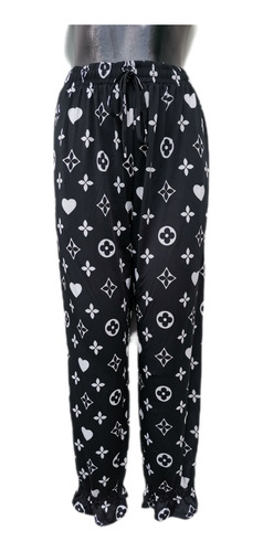 Pantalón Estampado Fresco Holgado Extra Para Mujer Primavera