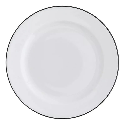 Plato Pan 16 Cms.távola Filete Negro X6, Verbano J J Maito