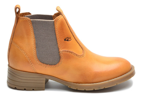 Bota Infantil Masculina Botina Country Menino Criança Couro 