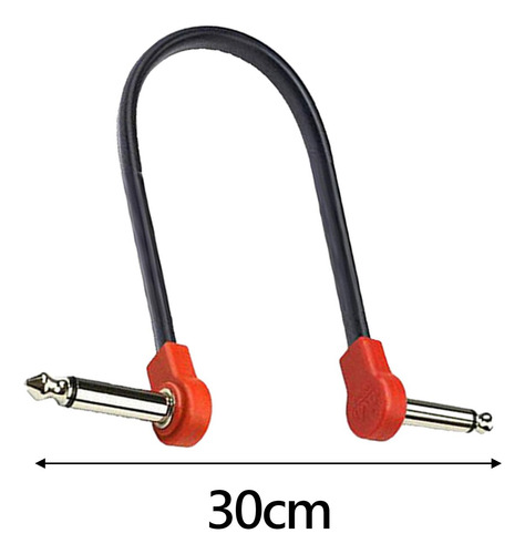 Cable De Conexión Para Cables De Instrumentos De 30cm Rojo