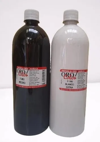 Kit 2 Pinturas Acrílicas Orocolor 1000ml