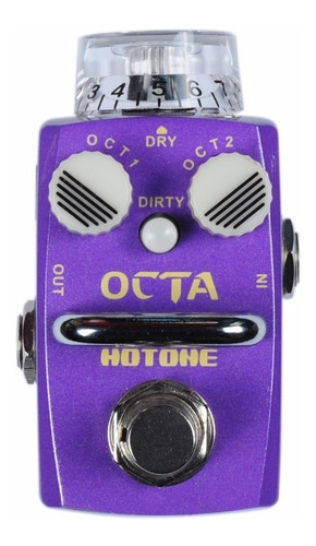 Pedal De Efecto Hotone Octa Octave Octavador Mira El Video!!