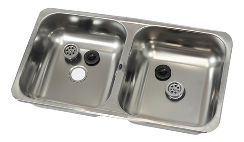 Imagen 2 de 9 de Bacha Pileta Dhinox 70 X 37 Cm + Griferia Monocomando Cocina