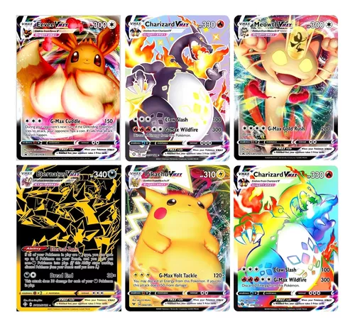 Kit 10 Cartas Pokémon Todas Brilhantes Original Da Copag