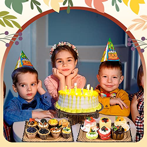 Juego De Soporte Para Cupcakes De Madera Para Fiesta De Leña