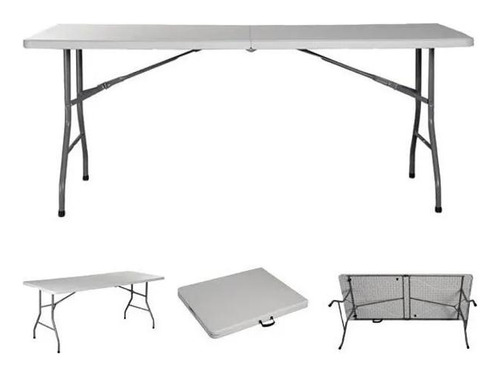 Mesa Dobravél Vg Home Branco Retangular 180x74x74cm