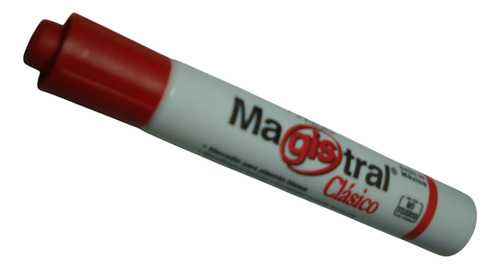 Marcador Para Pizarron Grueso Cja/12 Magistral Rojo Rojo