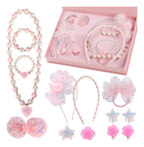 Pinksheep Conjunto Princesa Plastico No Una Piedra Preciosa