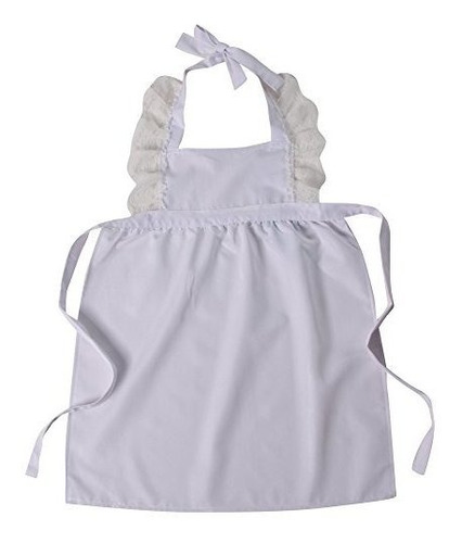 Hacer Believe Girls Simple Peasant Tie-on Delantal De Delant