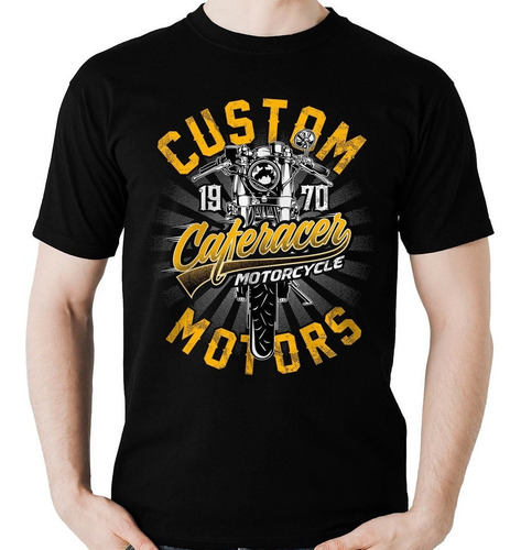 Imagem 2 de 7 de Camiseta Caferacer Custom Moto Motoqueiro Promoção Promoção