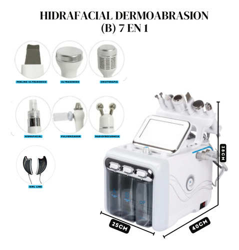 Maquina Hidrafacial Con Dermoabrasion 7 En 1