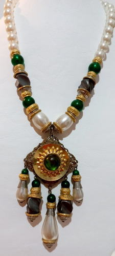 Collar De Perlas Antiguo