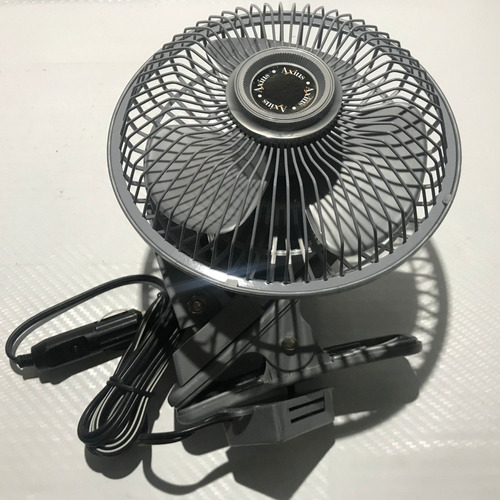 Ventilador 12v Oscilante Cabina Auto Camioneta Pinza V42