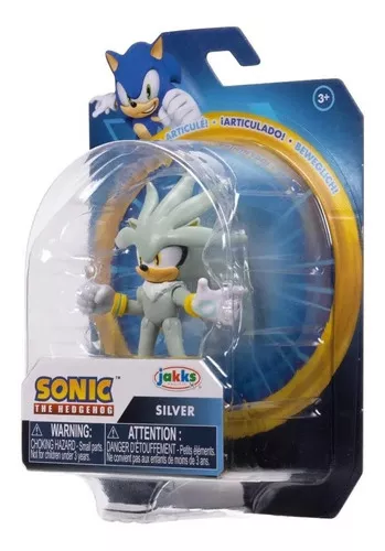 Sonic - Boneco do Silver - 3402 - Candide - Real Brinquedos