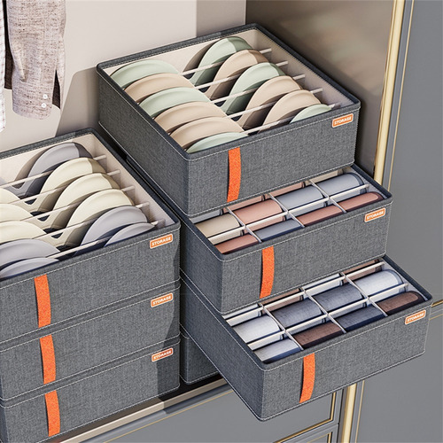 Set De 3 Cajas Multifuncionales Para Guardar Ropa Interior,