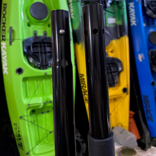Imagen 5 de 10 de Pala Doble Cucharita Desarmable Para Kayak 3 Pos. - 2.45 Mts