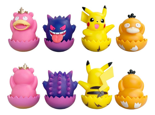 Pokemon Gashapones En Huevo Set X 4 9-11cm Fm5001-49