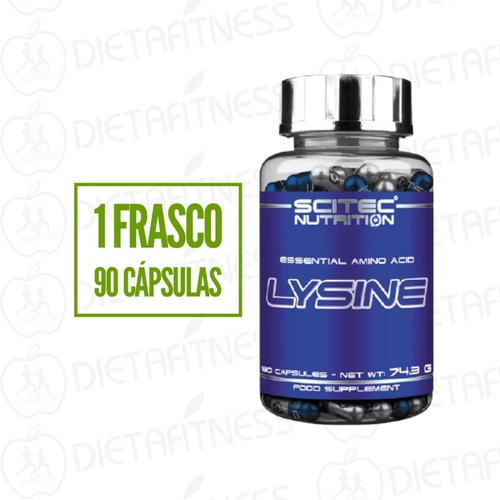 Lysine Scitec Nutrition 90 Lisina Aminoacido - Dietafitness