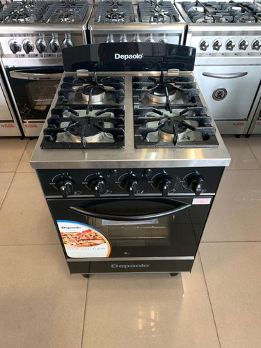 Cocina Industrial Depaolo Cristal Negra Ahora 12/18