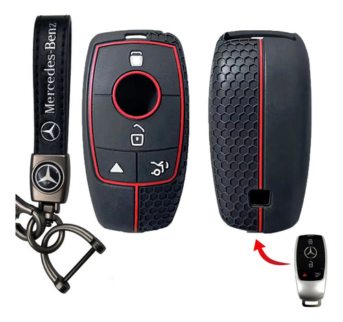 Silicon Funda Llave Para Mercedes Benz Clase A B C Gle 350 450 Glc