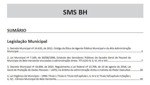 Apostila Sms Bh 2025 - Técnico De Laboratório