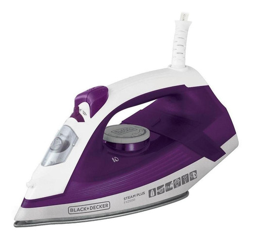 Ferro De Passar Black+decker Vapor Ceramic Fx2500-br 127v Cor Violeta-escuro